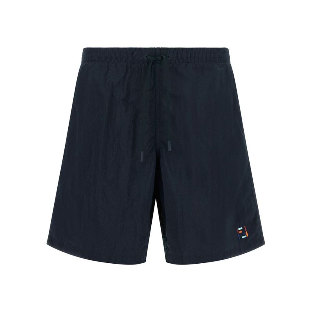 Fendi Blue Polyamide Swim Men's Shorts